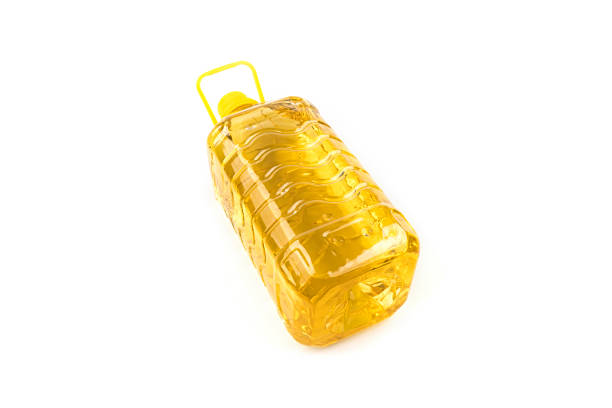 Olive oil plastic isolated